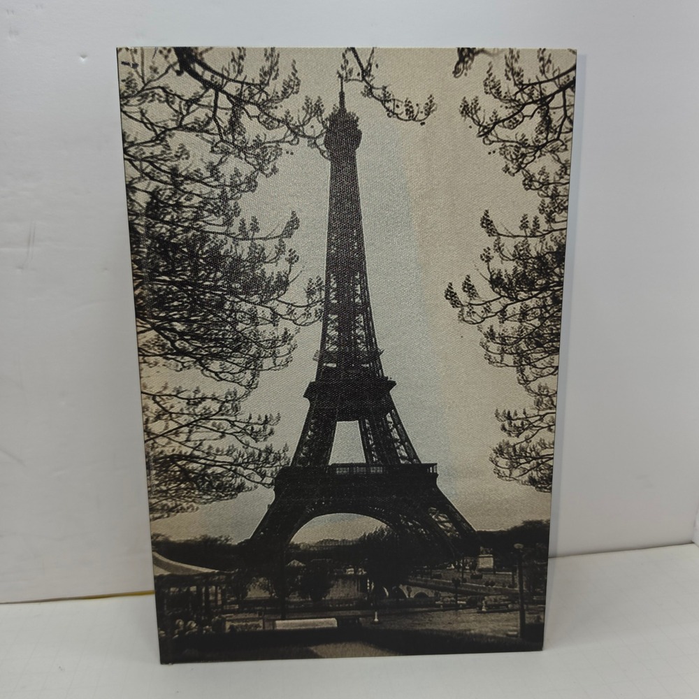 Paris Eiffel Tower Decorative Book Box Hidden Storage Secret Safe Decor 12in